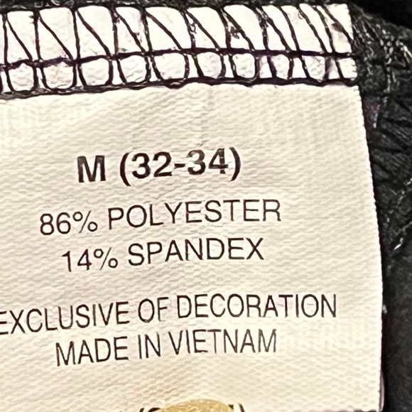 Skora Men’s Quick Dry Joggers Track Pants Black Pull On Pockets Stretchy Medium - Picture 9 of 9